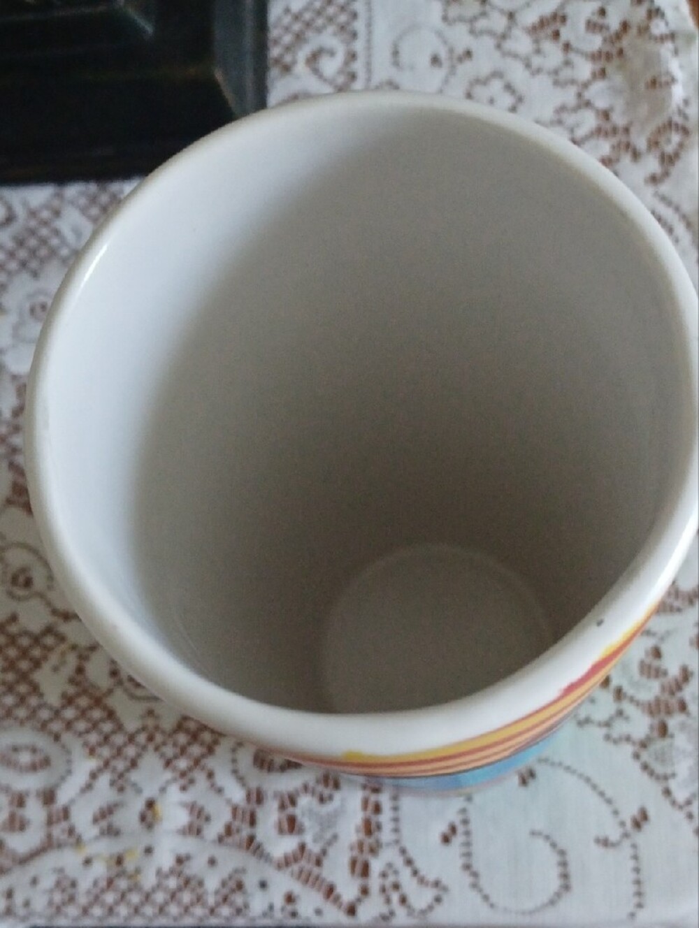 Colorful Heart Pattern Decorative Vase - Multicolor - Picture 4 of 4